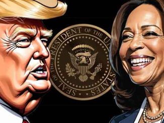 Trump vs. Harris seal